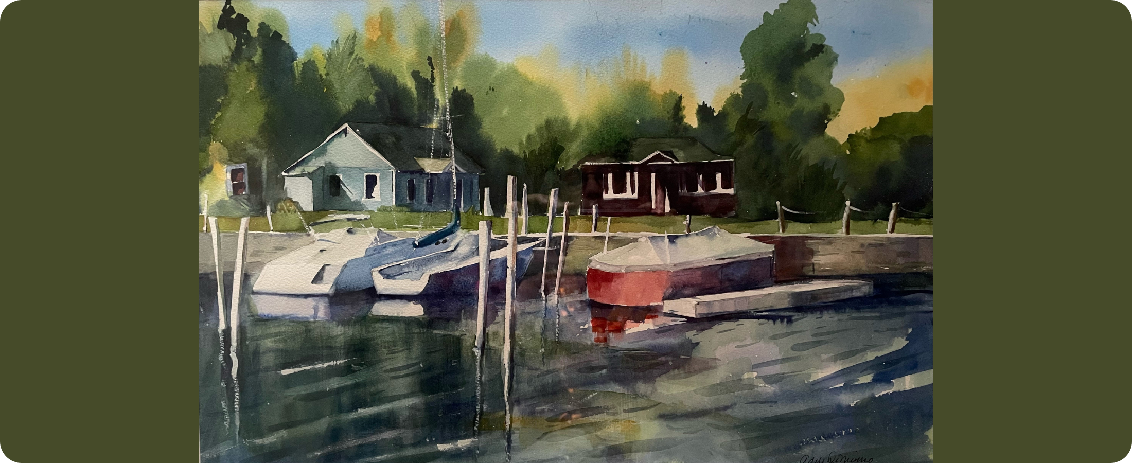 "Ellison Bay Harbor" by Adele DiMinno